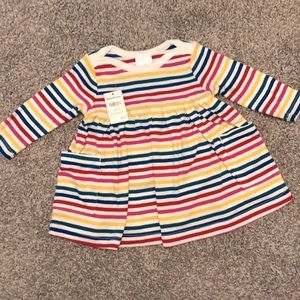 6-12 month stripped dress onesie